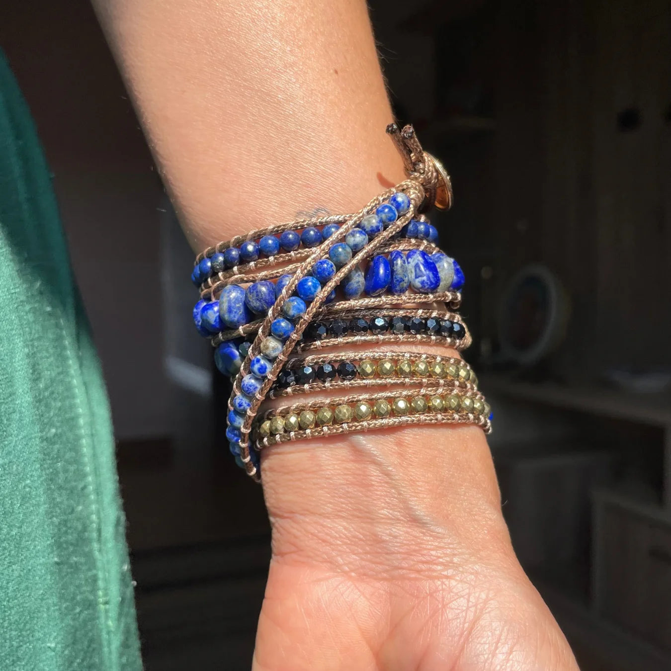 Pulseira Gaya - Lápis Lazúli