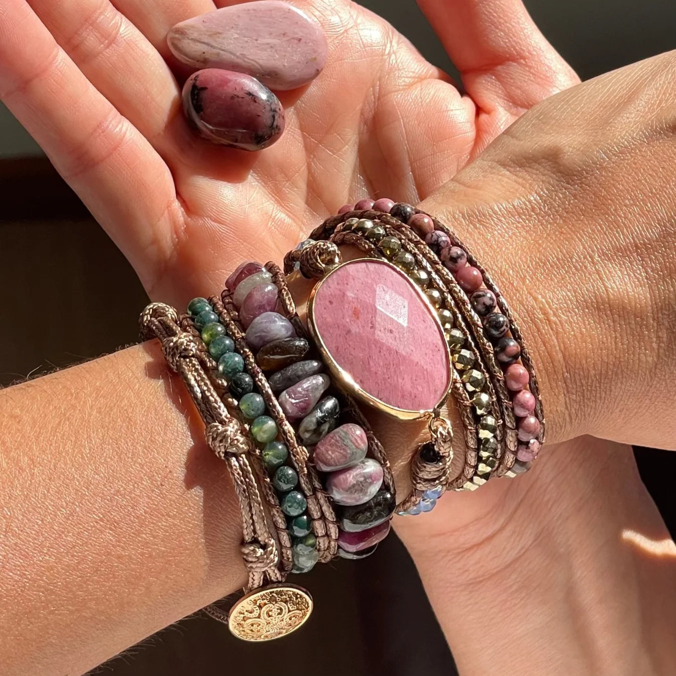 Pulseira Gaya - Rodonita