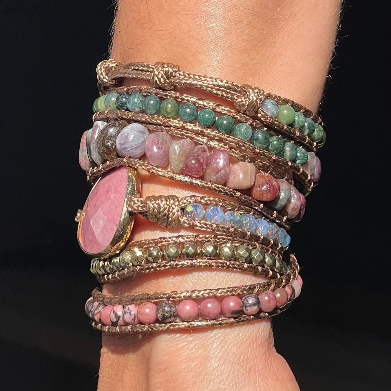 Pulseira Gaya - Rodonita