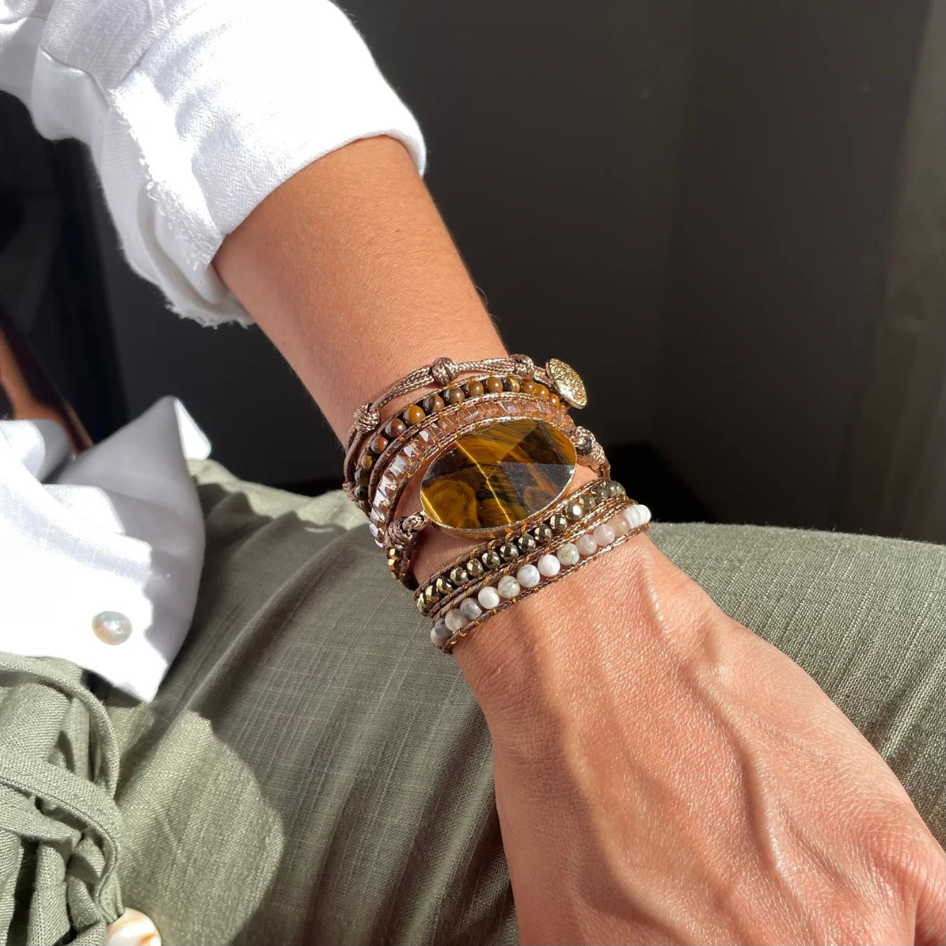 Pulseira - Harmony Olho de Tigre