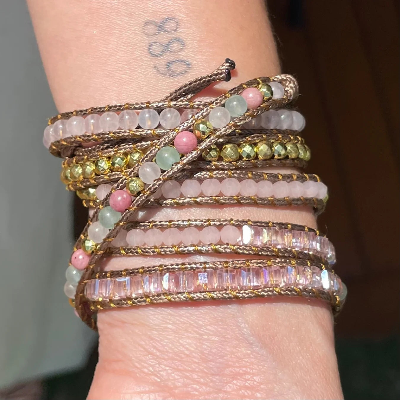 Pulseira Harmony - Quartzo Rosa