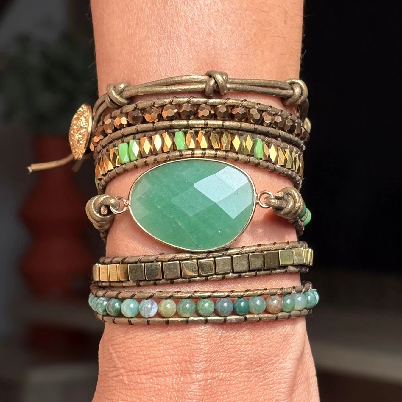 Pulseira Healing - Aventurina