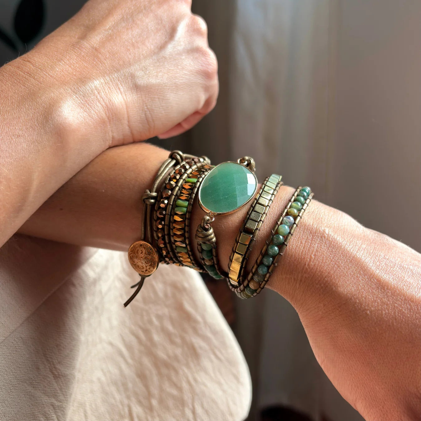 Pulseira Healing - Aventurina