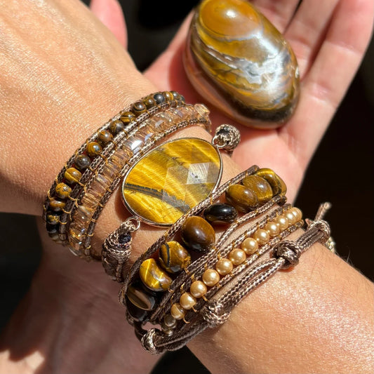 Pulseira Kosmos - Olho de Tigre