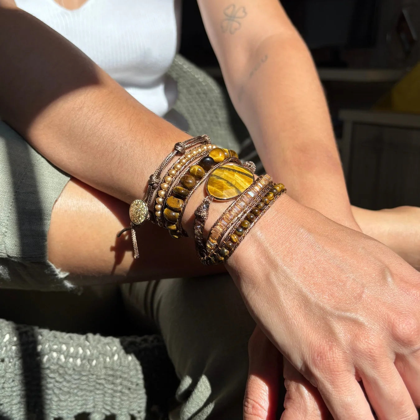 Pulseira Kosmos - Olho de Tigre