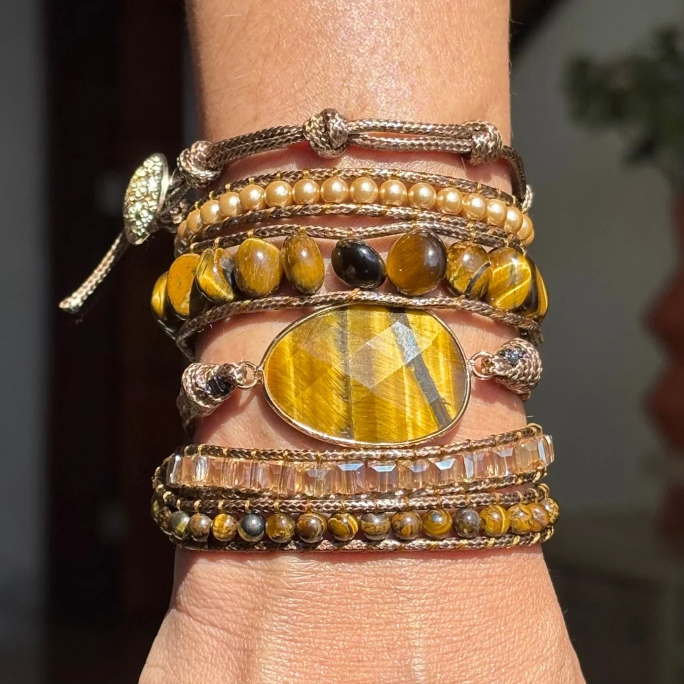 Pulseira Kosmos - Olho de Tigre