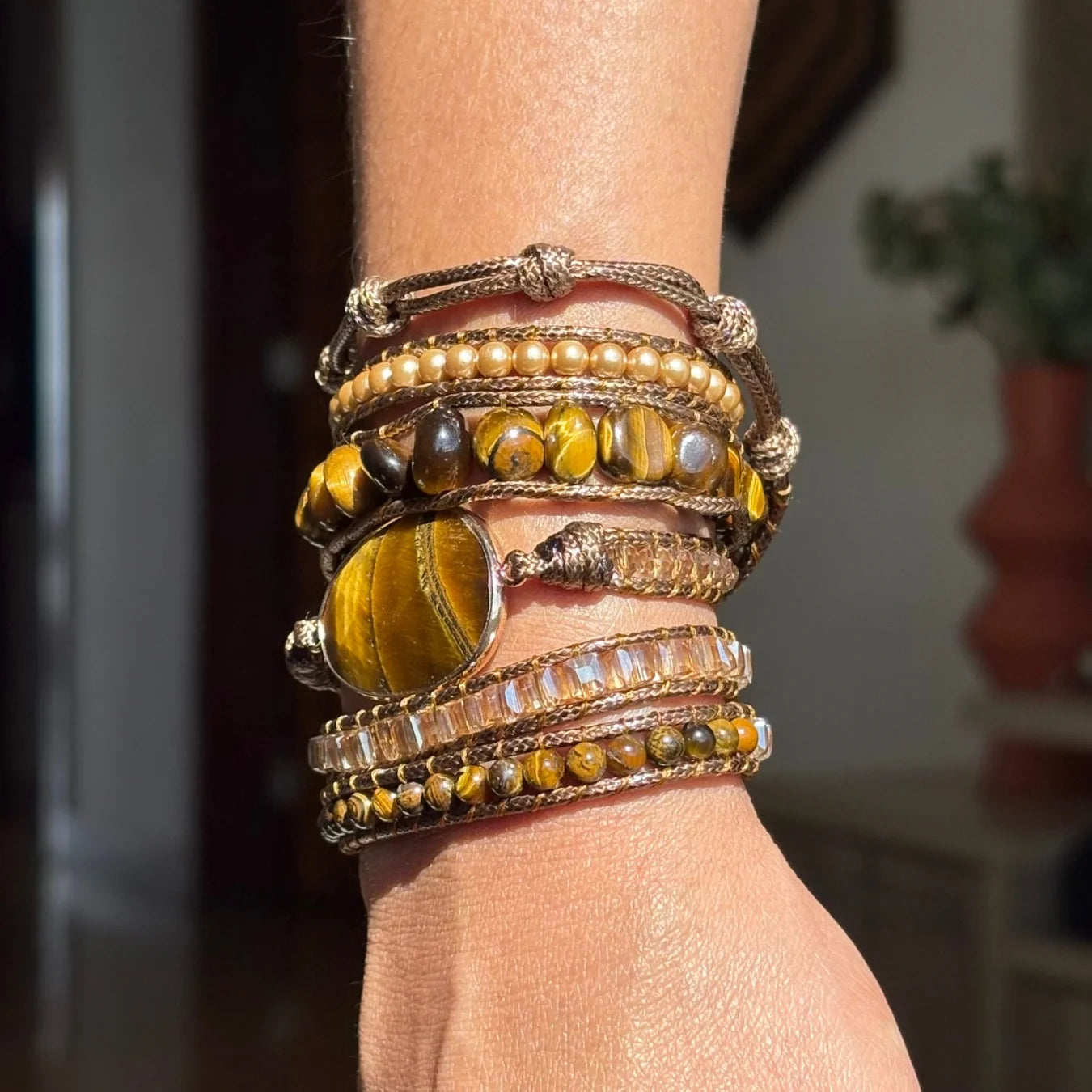 Pulseira Kosmos - Olho de Tigre