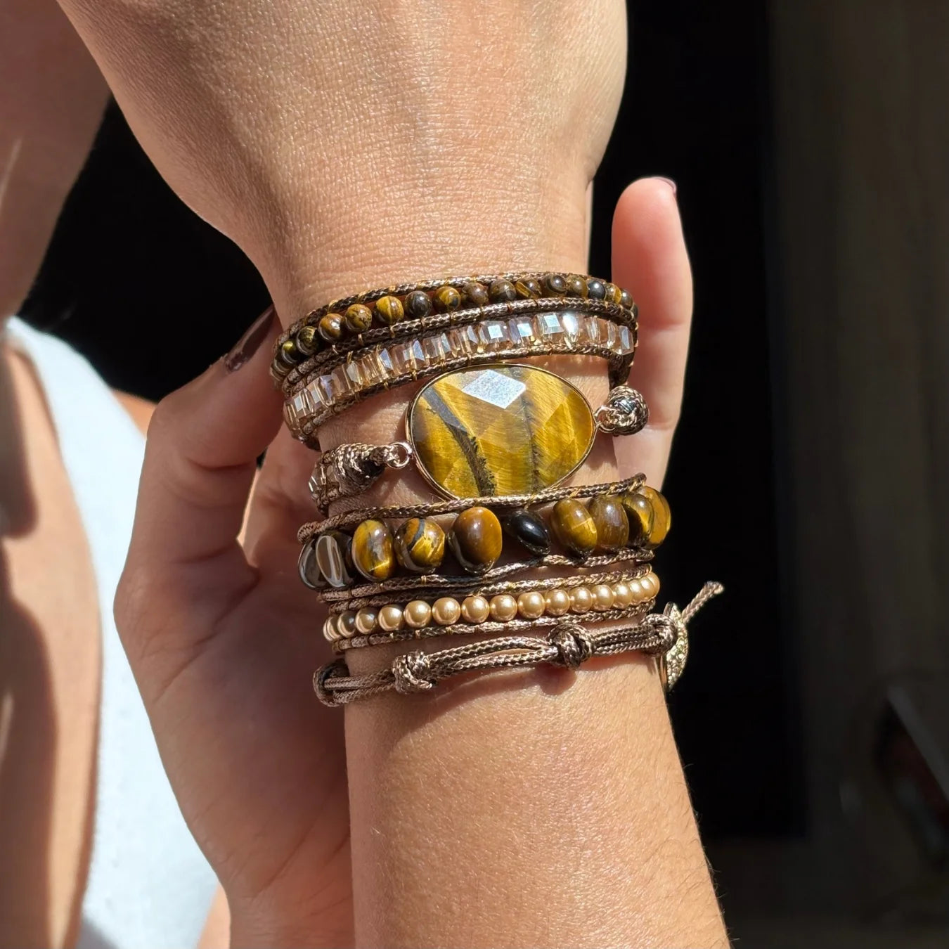 Pulseira Kosmos - Olho de Tigre