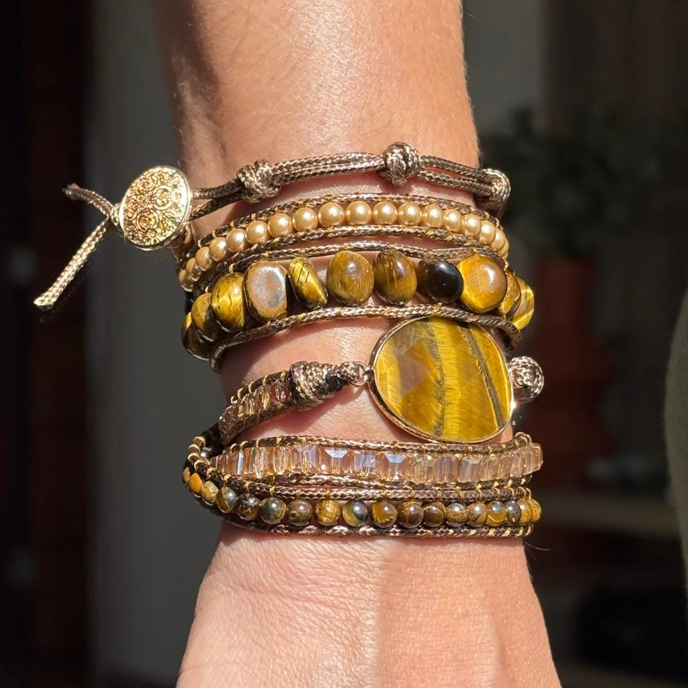 Pulseira Kosmos - Olho de Tigre