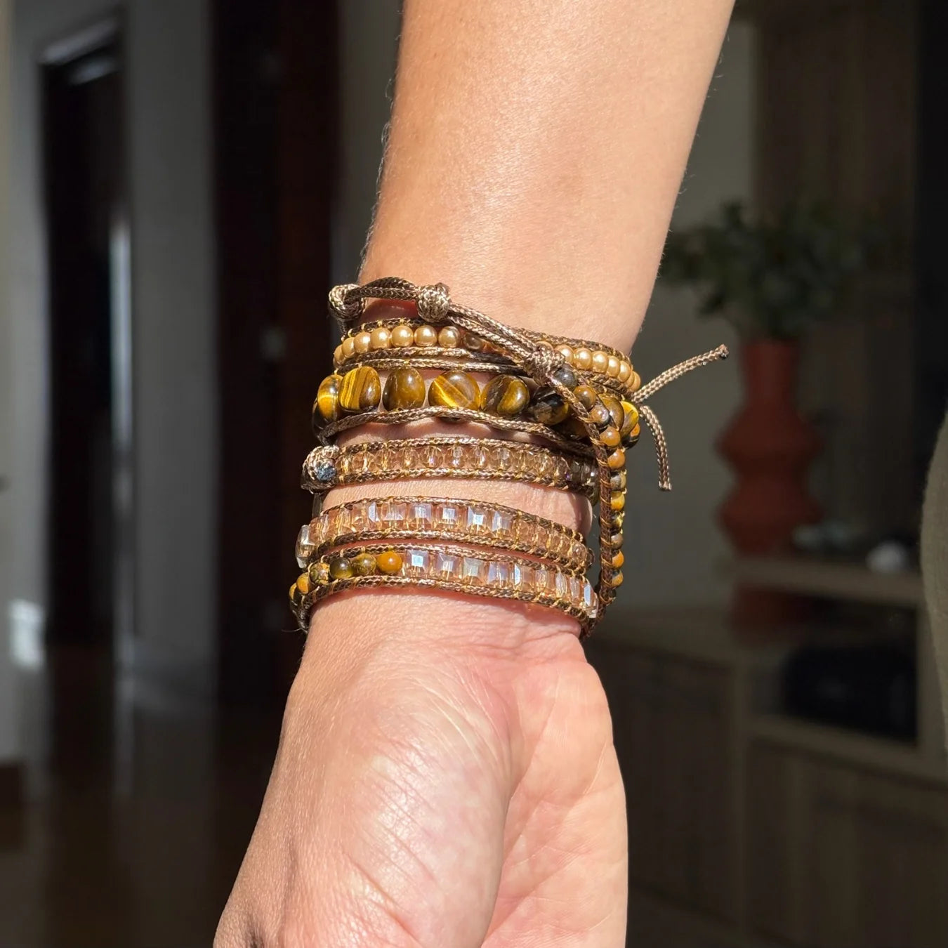 Pulseira Kosmos - Olho de Tigre