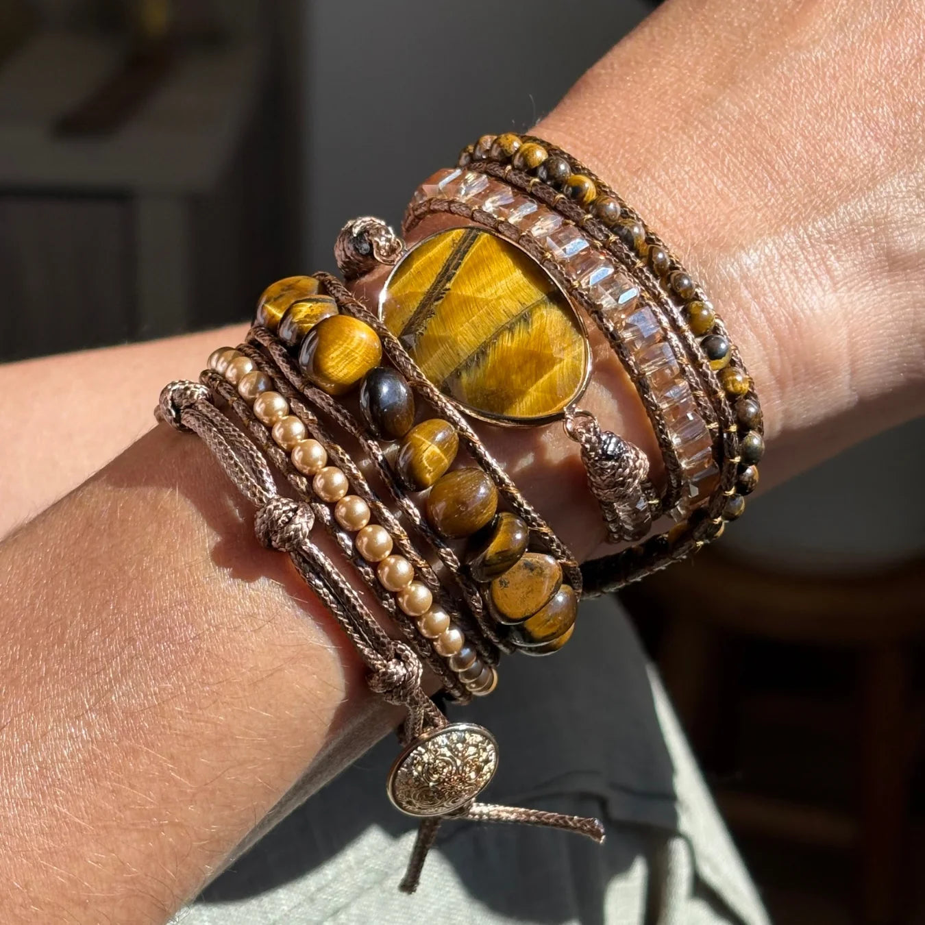 Pulseira Kosmos - Olho de Tigre