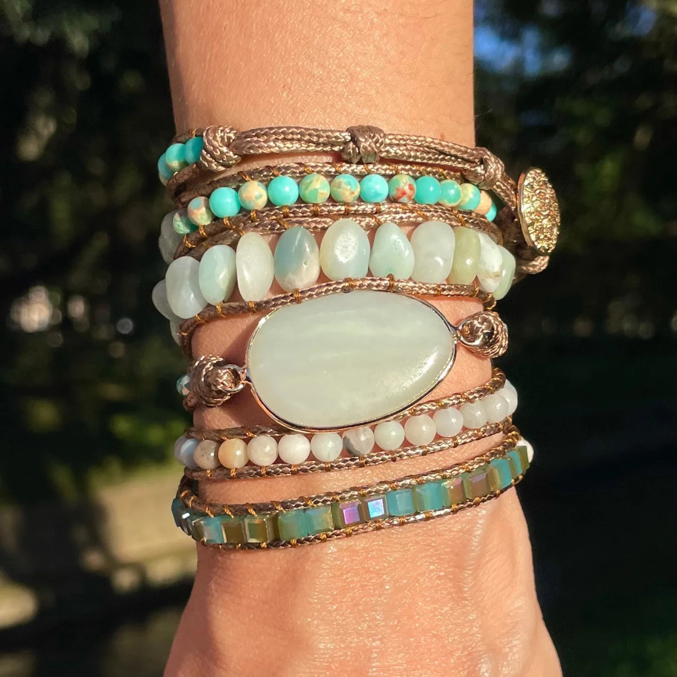 Pulseira Natural Soul - Amazonita