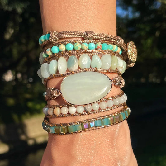 Pulseira Natural Soul - Amazonita