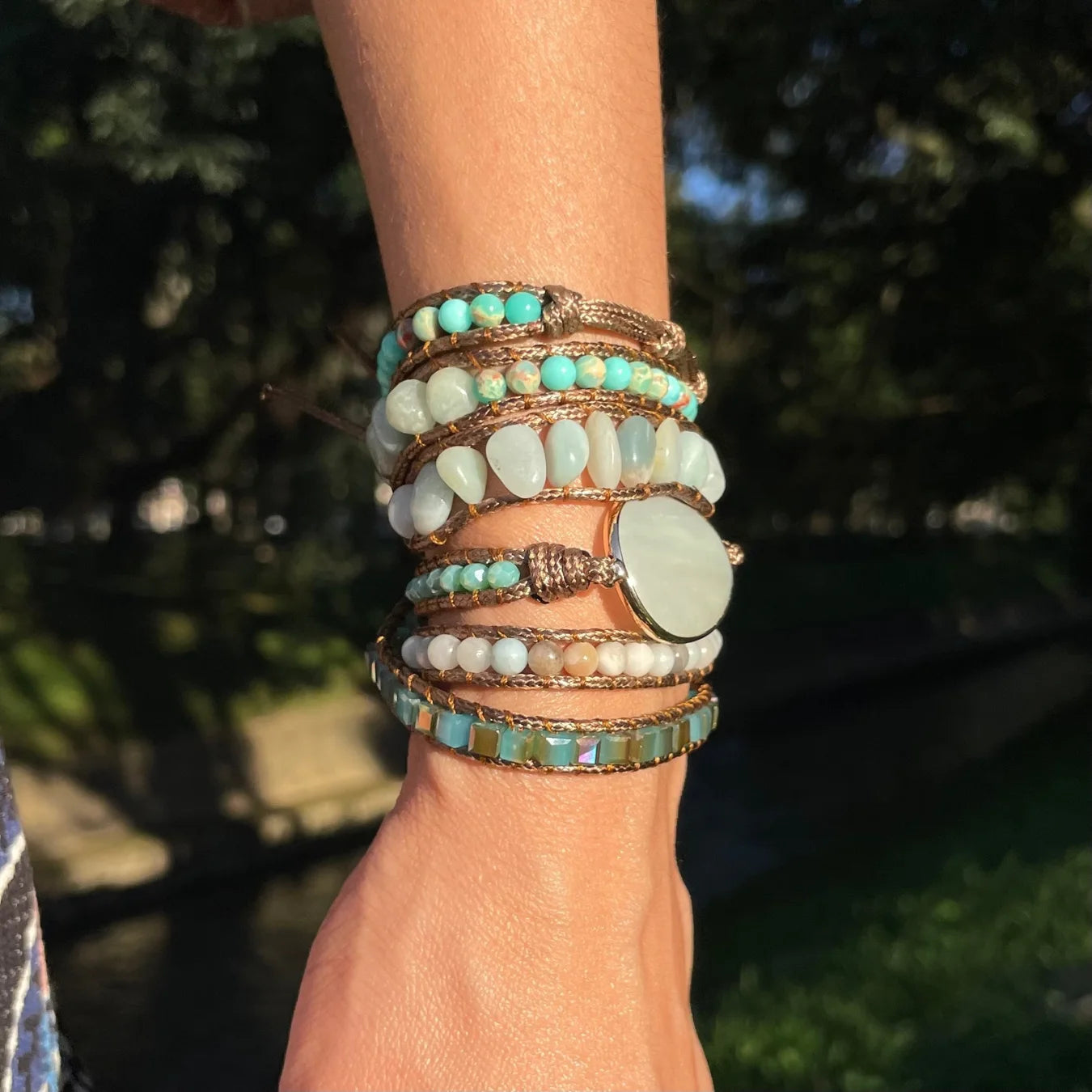 Pulseira Natural Soul - Amazonita