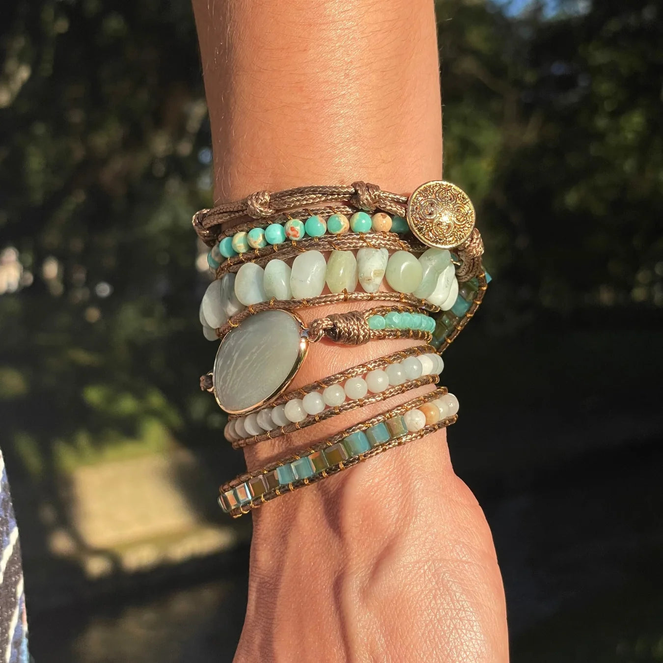 Pulseira Natural Soul - Amazonita