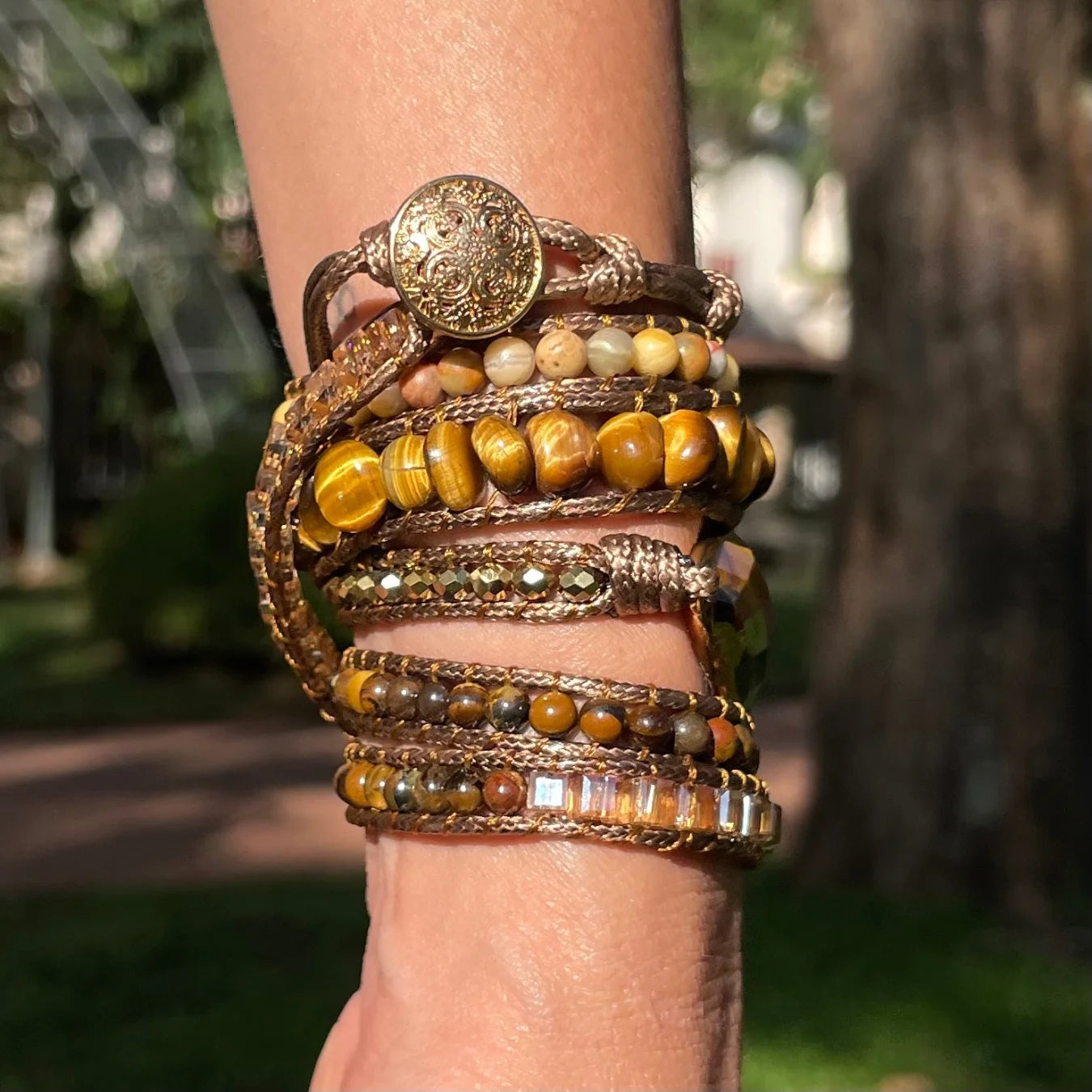 Pulseira Natural Soul - Olho de Tigre