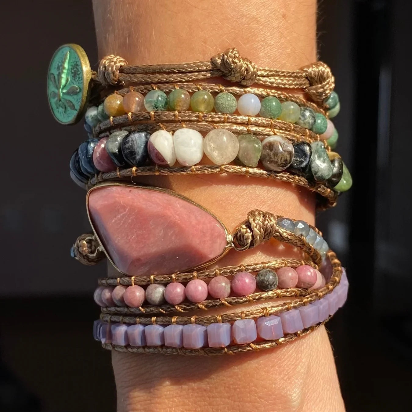 Pulseira Natural Soul - Rodonita