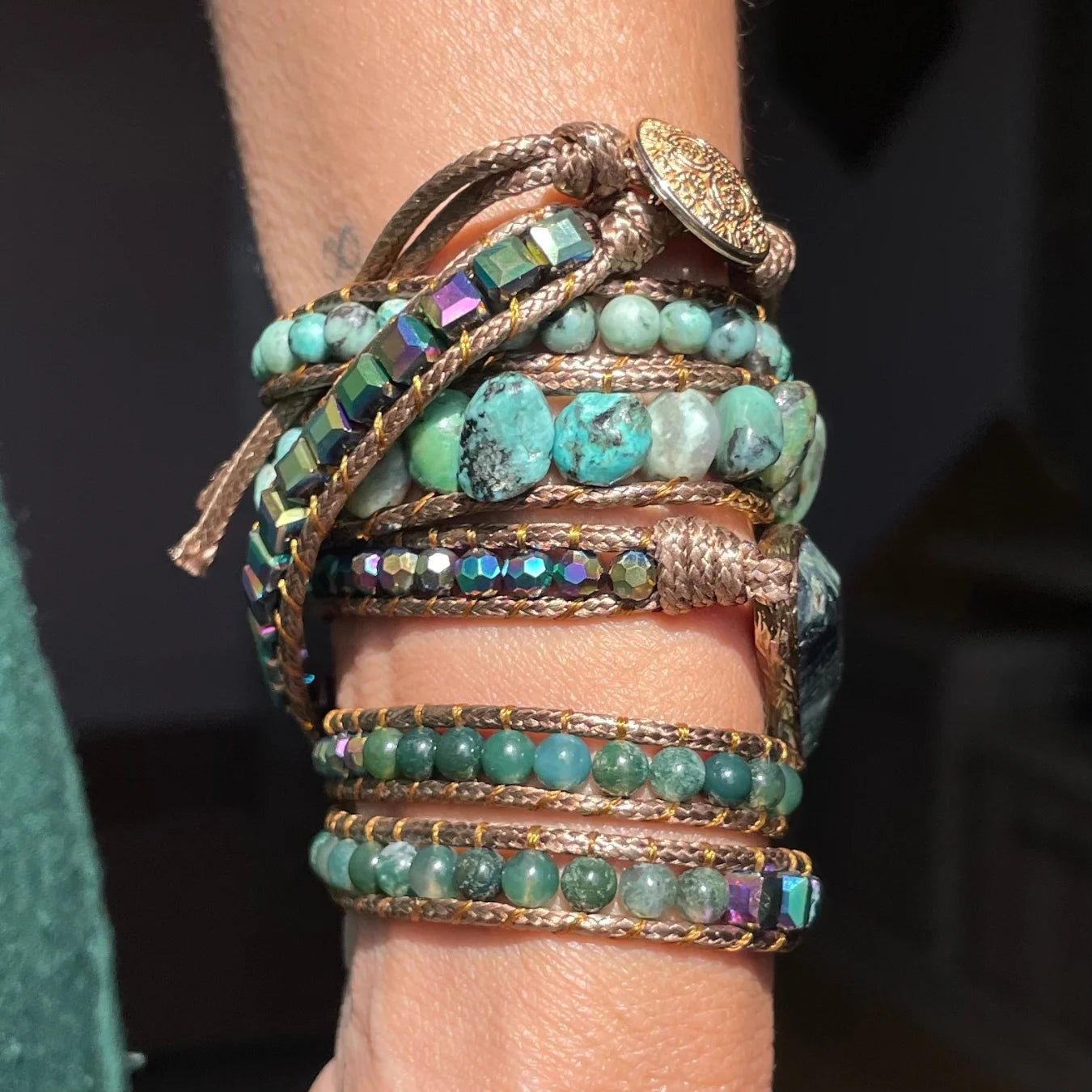 Pulseira Natural Soul - Turquesa Africana