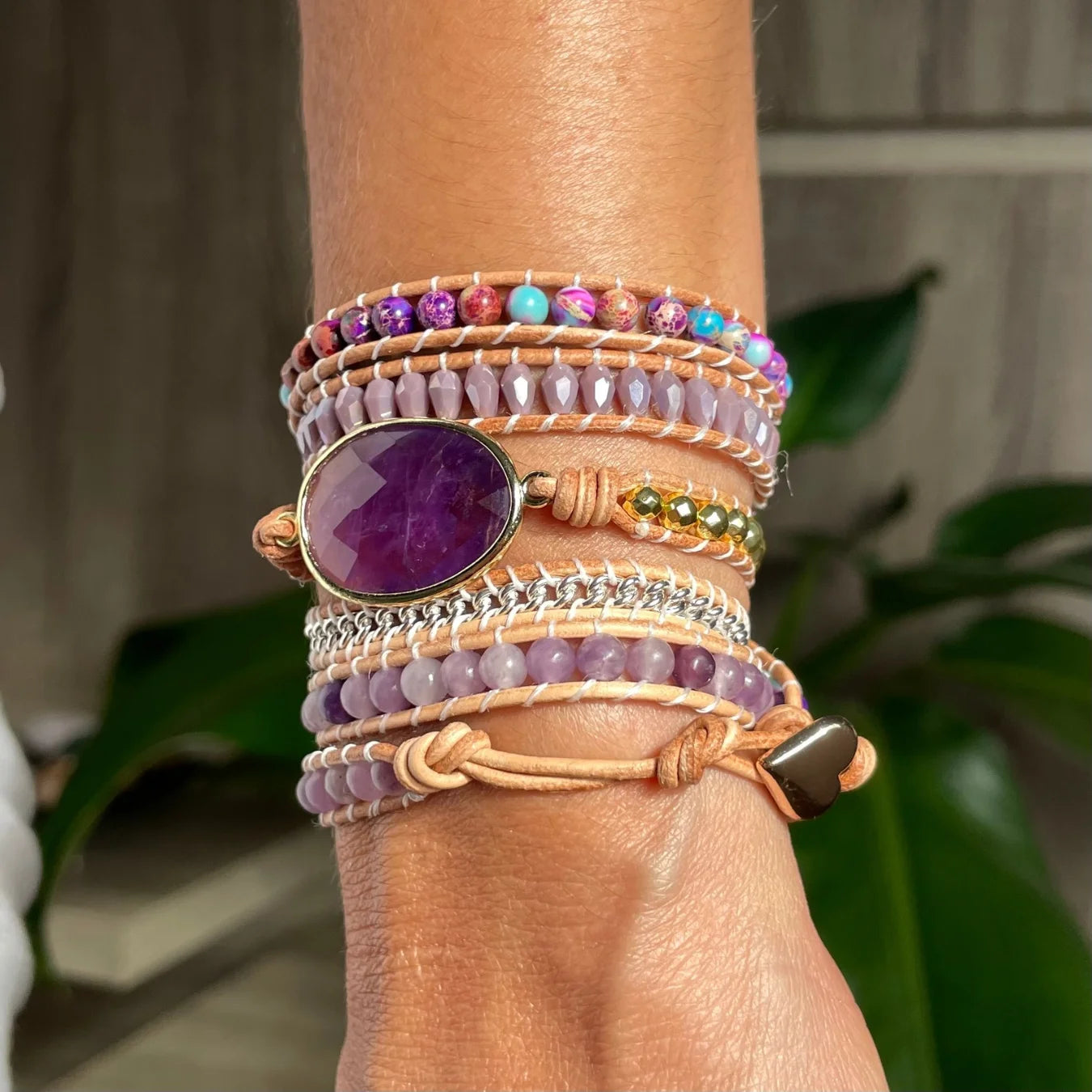 Pulseira Rainbow - Ametista