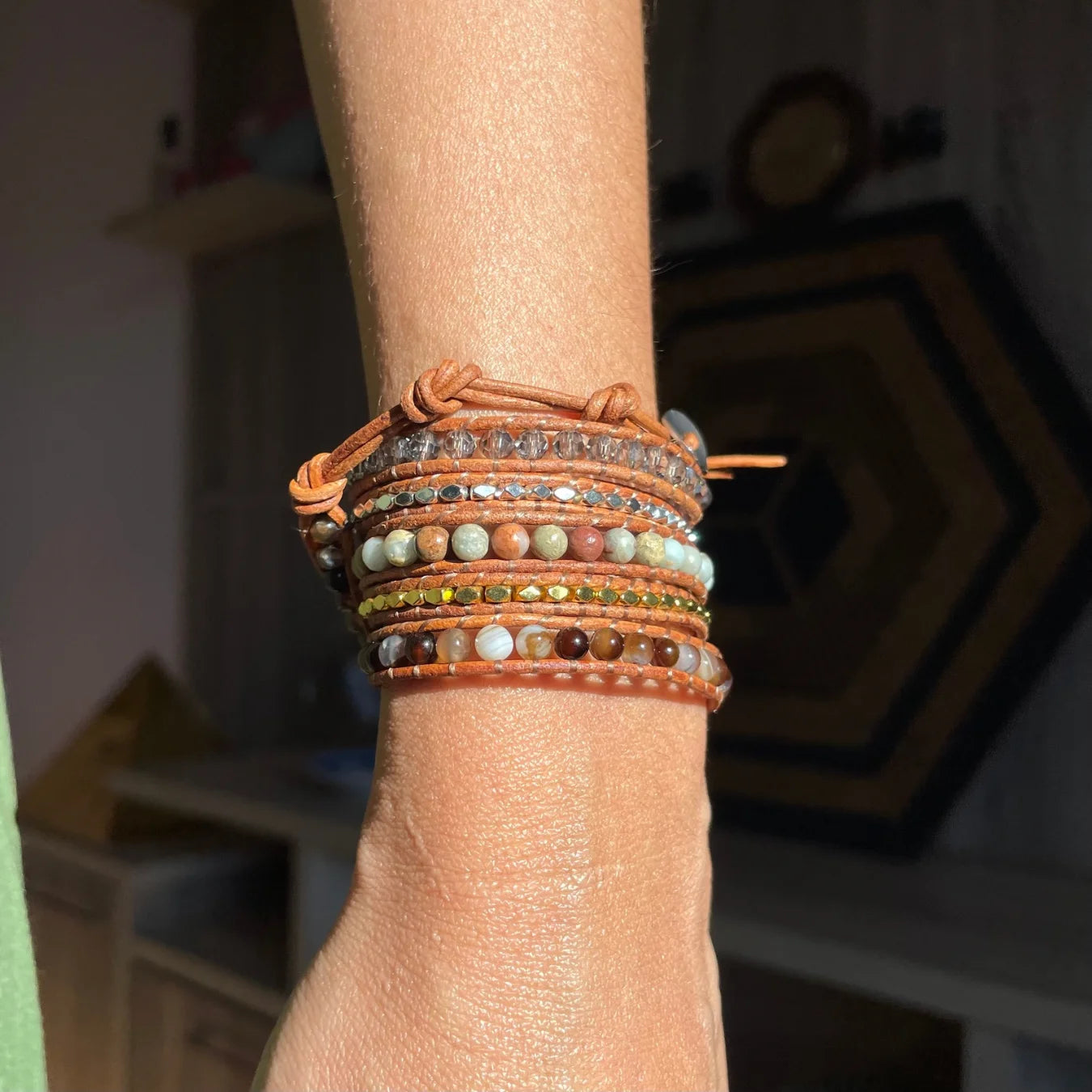 Pulseira Sky Heart - Jaspe e Ágata