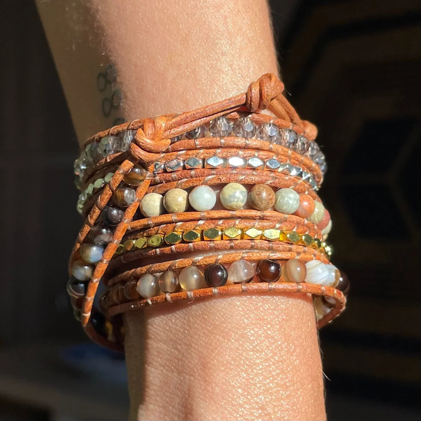 Pulseira Sky Heart - Jaspe e Ágata