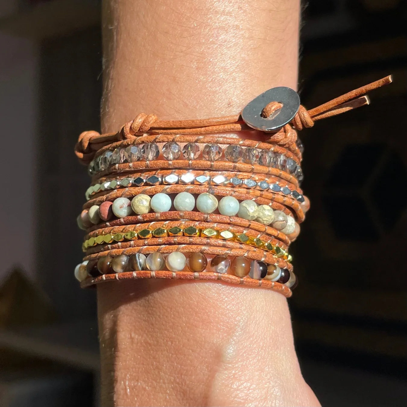 Pulseira Sky Heart - Jaspe e Ágata