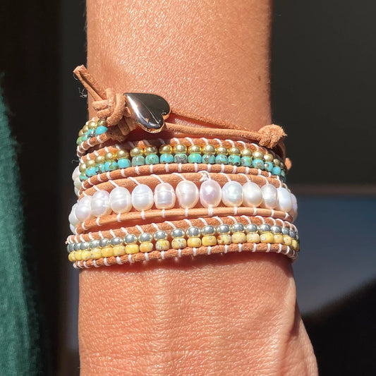 Pulseira Sweet River - Pérolas