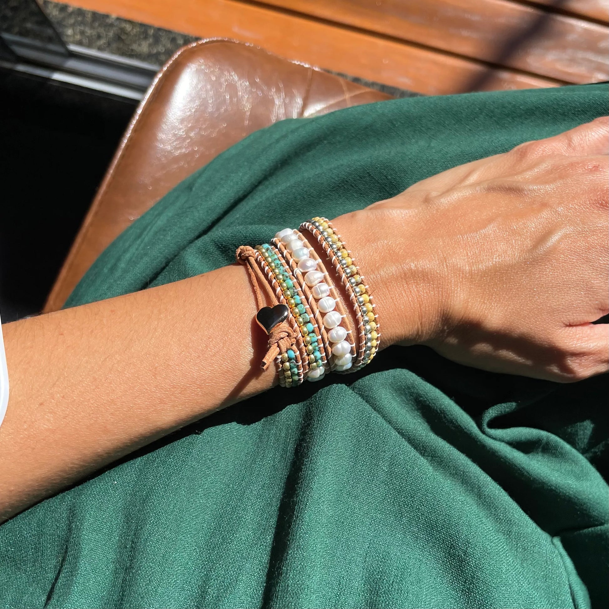 Pulseira Sweet River - Pérolas