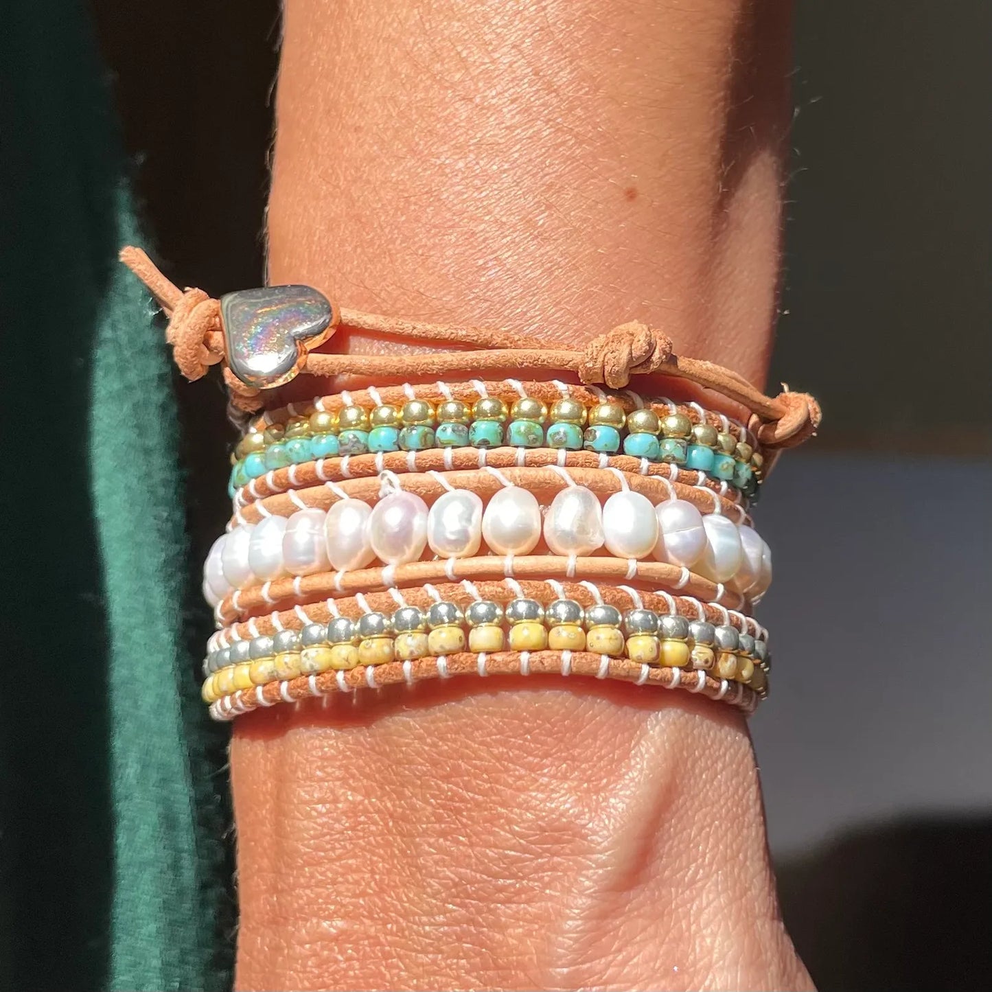 Pulseira Sweet River - Pérolas