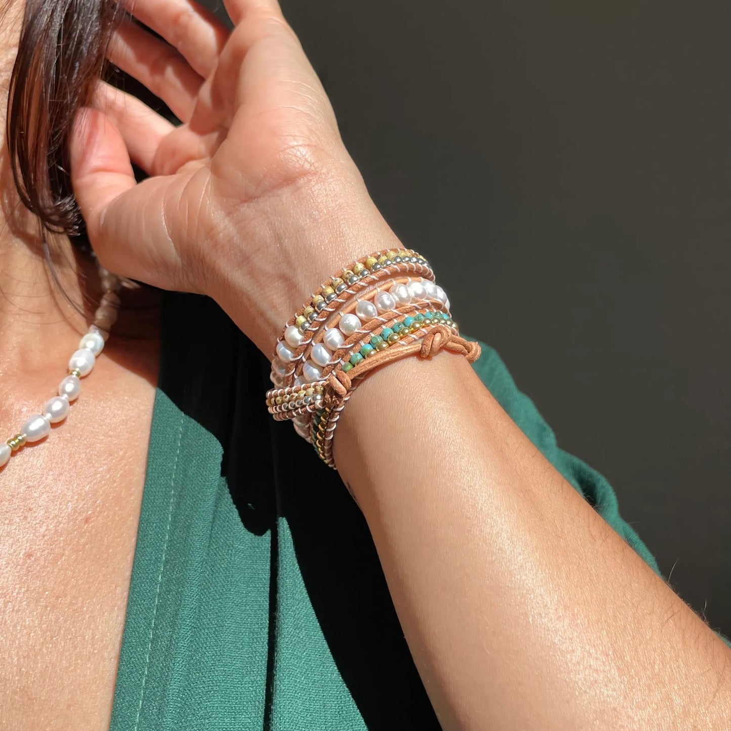 Pulseira Sweet River - Pérolas