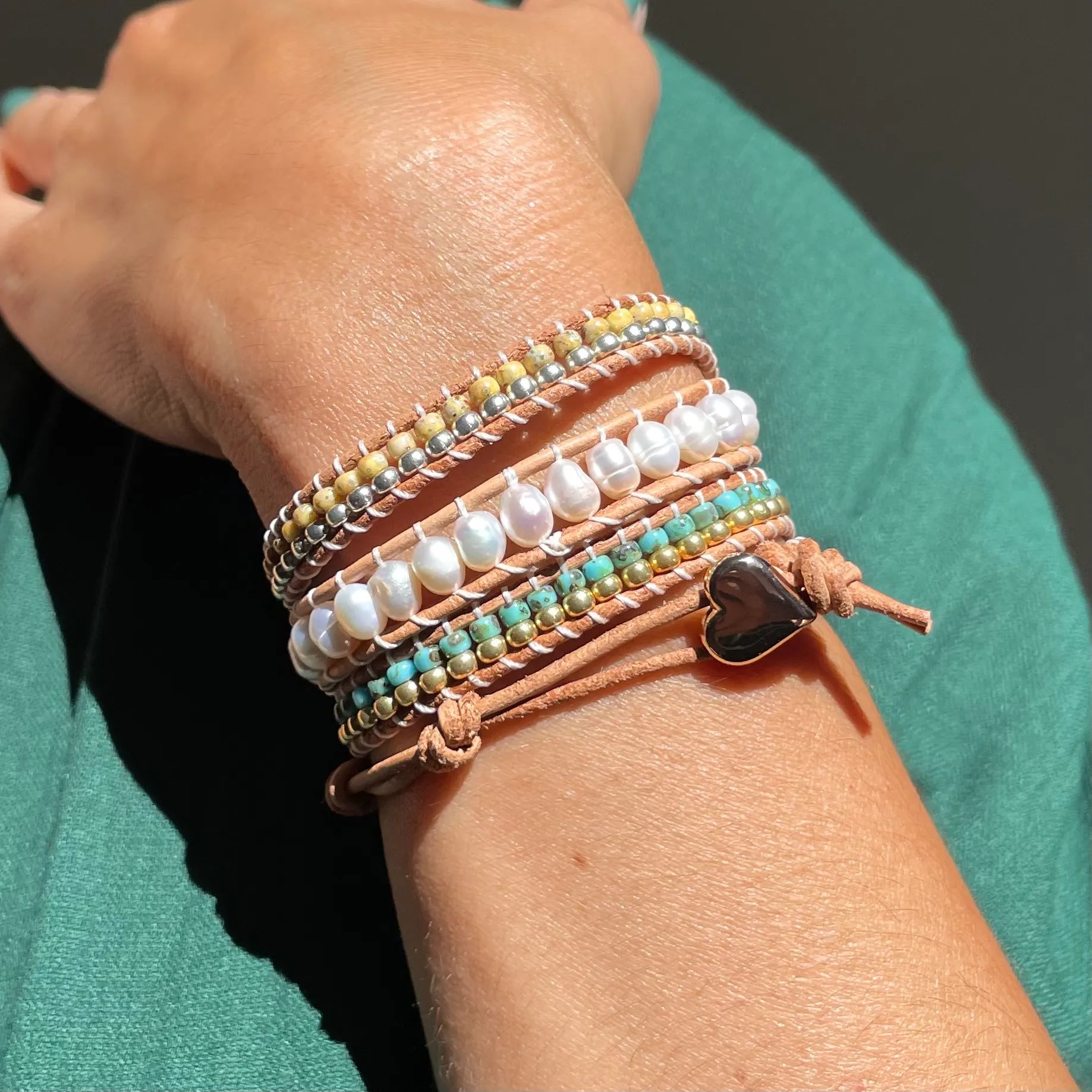 Pulseira Sweet River - Pérolas