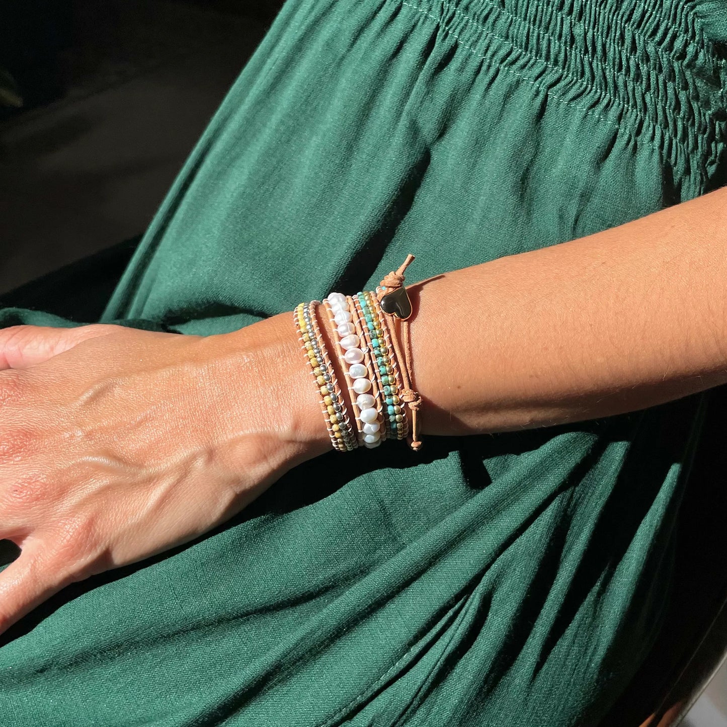 Pulseira Sweet River - Pérolas