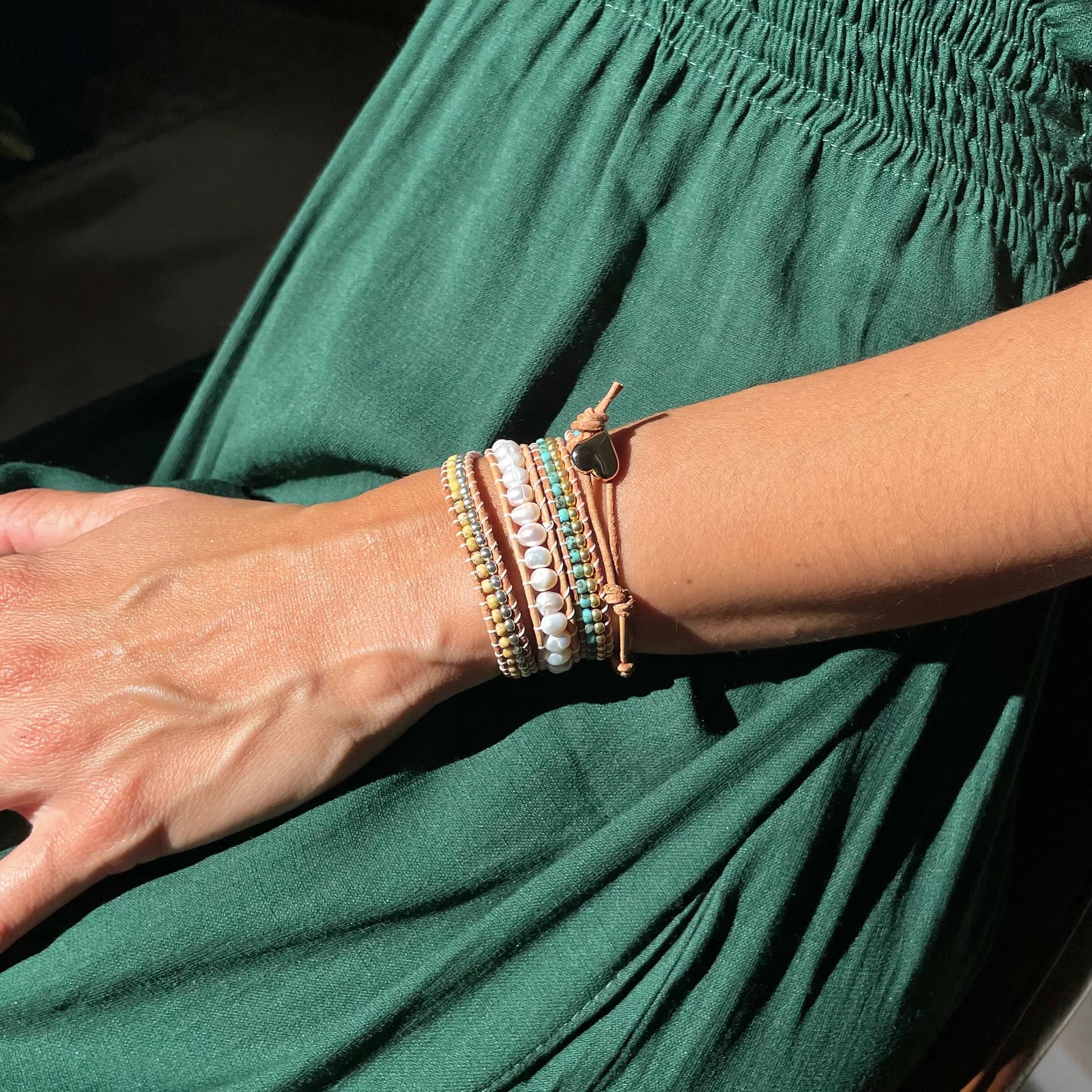 Pulseira Sweet River - Pérolas