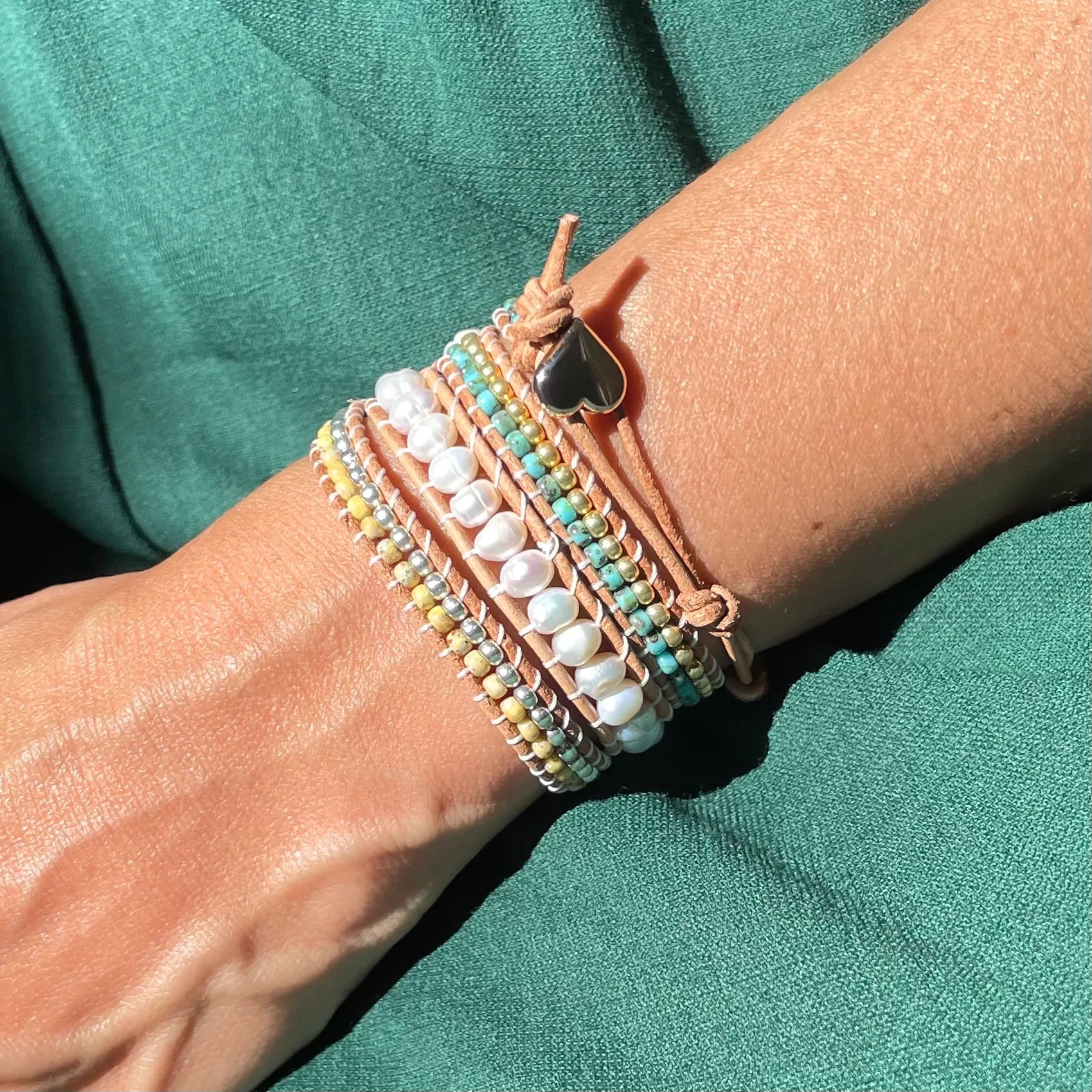 Pulseira Sweet River - Pérolas