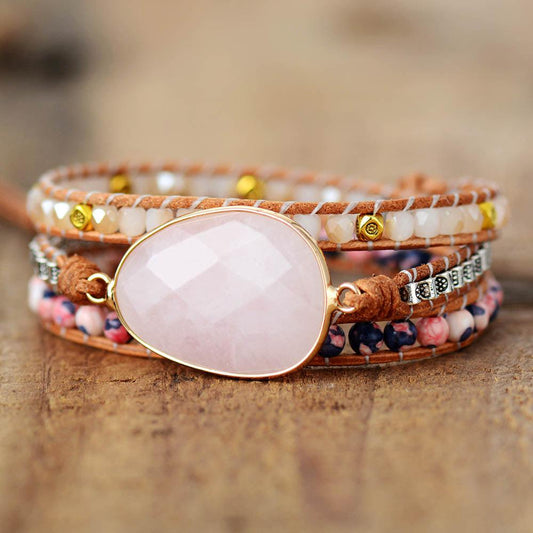 Pulseira Astral - Quartzo Rosa